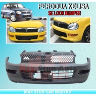 PERODUA KELISA 2003-2007 SE LOOK FRONT BUMPER DEPAN SPECIAL EDITION (SE) MATERIAL PP BUMPER KELISA B