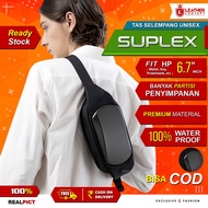 LEATHER CONCEPT Men's Cycling Sling Bag Bicycle Bag Cycling Sling Bag SUPLEX