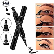 Eyeliner Stamp –2 Pens Double-sided Winged Eyeliner Pencil, Waterproof Smudgeproof Long Lasting L...