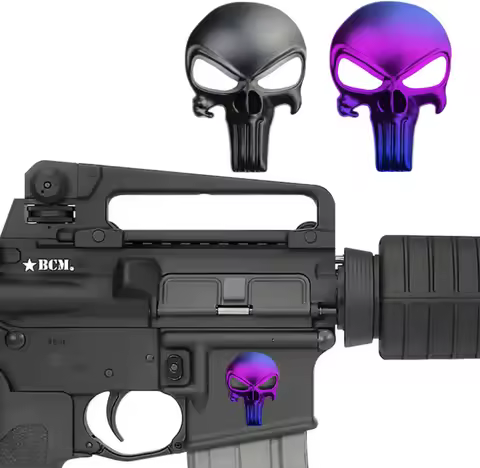 Metal Sticker for AR15 AR10 AK47 M4 M16 1911 M92 Glock G17 G19 G22 G34 G43X USP Sig Sauer P226 Airso