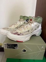 Us8和 us9 Nike Air Jordan XXXVII PF 37 CNY AJ 籃球鞋 白綠 兔年 男鞋 FD4688-100