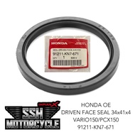 HONDA OE DRIVEN FACE SEAL 34x41x4*91211-KN7-671*PCX150/VARIO