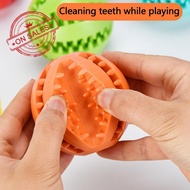 Pet Dog Ball Teeth Cleaning And Molaring Dog Toy Decompression 5cm Ball Elastic Rubber W9h1