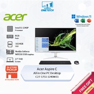 Acer Aspire C27-1751-1240W11 All In One Desktop PC (27" FHD/Intel i5-1240P/8GB/1TB SSD/Nvidia MX550 