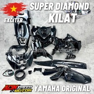 “18 PICS” FULL SET EXCITER INNER HITAM KILAT SUPER DIAMOND Y15ZR V1 V2/ EXCITER INNER DIAMOND KILAT/