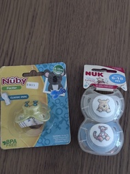 Nuby & NUK 安撫奶嘴 Disney Baby Pacifiers (6-12m & 6-18m)