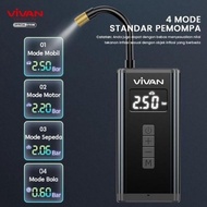 VIVAN VT101 POMPA BAN MOBIL PORTABLE INFLATOR TIRE 5200 MAH ELEKTRIK
