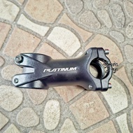 STEM OVER SIZE PLATINUM alloy 28.6 - 25.4 8cm BLACK