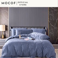 Mocof 5-In-1 Luxury Tencel Joseph Marie Aqua Bedsheet - Queen / King 1600TC