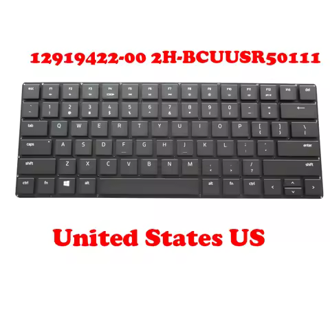 Laptop Keyboard For RAZER Blade 15 2H-BCUUSR50111 911100163930 NBLCU 12919422-00 United States US Bl