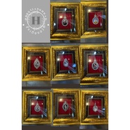 Frame Photo Locket Gold/Wooden Phra Battalion R.e.9 Models Height 16 Cm. Gifts Souvenirs