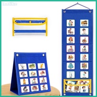 INN Daily Schedule Chart 18+1 Pocket Visual Schedule Chart Visual Timetable