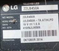 mb mainboard tv LG 22LB450A