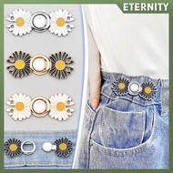 ETERNITY 1Pc Tighten Waist Button for Women Skirt Pants Jeans Adjustable Waist Clip Metal Pins Cloth