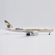 Ready Stock JC Wings 1: 200 Arthur Airlines B777-200LR A6-LRE Airplane Model Out of Print Model