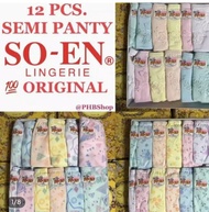 101% ORIGINAL SOEN PANTY FOR ADULT(Semi Pull Panty) 12pcs.