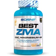 ZMA-ZMA Magnesium Zinc and Vitamin B6-Best ZMA-120 Capsules Vegetarian Capsules-Zinc Diglycine and M