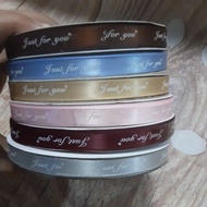 Fabric Ribbon 1 Cm.length 50 Yards