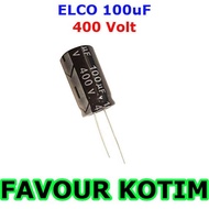 ELCO ELKO 100UF 400V ELECTROLYTE CAPACITOR KAPASITOR FVKOTIM