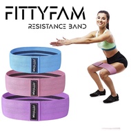 FittyFam Resistance Band Exercise, Hip Shaping, Arm Shaping, Glutes Shaping, Elastic Band + Microfib