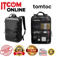 TOMTOC NAVIGATOR T66 40L 17" TRAVEL BACKPACK BLACK/GREY (T66M1D1)(T66M1G1)