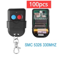 wholesale! 【100Pcs】SMC5326 8DIP Switch AutoGate Door Remote Control  330Mhz 433Mhz Auto Gate Remote Control 12V 23A Battery (Battery Included)