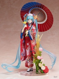 ฟิกเกอร์กล่อง1/8กิโมโน Hatsune Miku ภาพอนิเมะแข็งแกร่งชุดเดรสลายดอกไม้