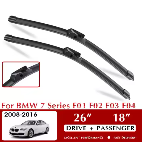 Car Wiper Blade For BMW 7 Series F01 F02 F03 F04 October 2008 - Nov. 2016 Windshield Windscreen Wind