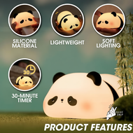 Panda Night Lamp Lampu Comel Cute Desk Sleep Lamp Panda Cute Baby Bedroom Sleep Lamp Lampu Tidur Cut
