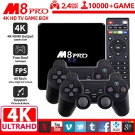 M8 PRO Mini Game Console 5G 4K 8+128G Android TV Box Ultra HD 4K 10000 GAME BOX Video Game Consol