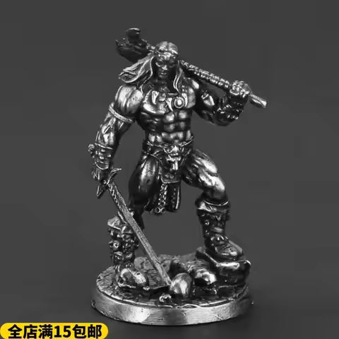 Metal Action Figures Desktop Miniature Accessories Craft Arthurian War Army Series Model Toys Board 