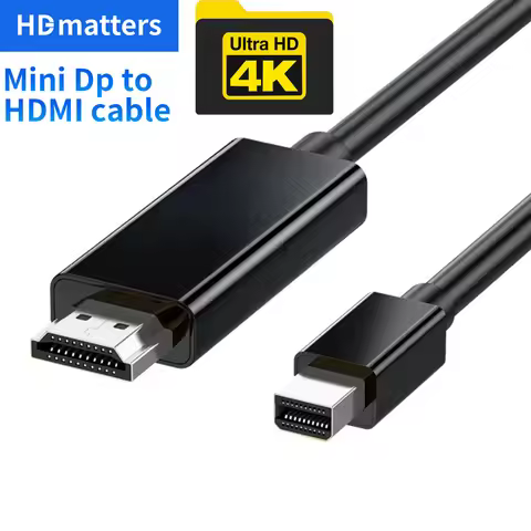 Mini Displayport to HDMI cable 4K 30Hz Thunderbolt Mini DP to HDMI HDTV adapter cable for Macbook pr