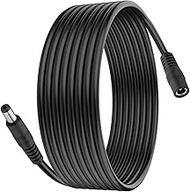 CENSHI 2pcs/Pack 5.5mm x 2.5mm Male-to-Female Plug Power Extension Cable - 14AWG, 12V/24V DC Power C
