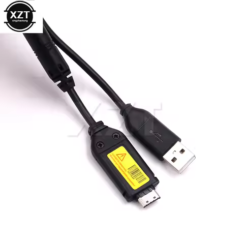 High Quality 2 in 1 Camera USB Charger Data Cable for Samsung WB5000/5500 ES10/55/57/60/63 ST50/61/6