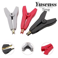YUSENSS Flat Crocodile Clip Insulated DIY 52mm LCR Kelvin Clip