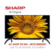 Bekas Pakai LED TV SHARP 2T-C42DD1l FULL HD DIGITAL DVB-T2 AQUOS LED 42 INCH NEW