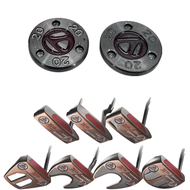 2ชิ้นน้ำหนักกอล์ฟพอดีกับ Taylormade TP Collection Patina Truss Putter Club Weights