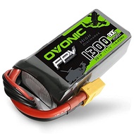 OVONIC 3S Lipo Battery 80C 1300mAh 11.1V Lipo Battery with XT60 Connector for RC FPV Racing Drone Qu