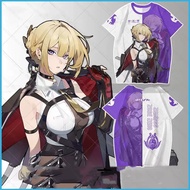 NS1 Zenless Zone Zero Evelyn Chevalier Cosplay Summer T-Shirt