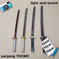 Demon slayer sword Toys samurai LED sword Toys