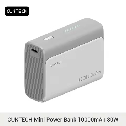 Cuktech Power Bank 10000mAh Pocket Version PB100 USB type C 30W 2-way Fast Charge Mini Powerbank for