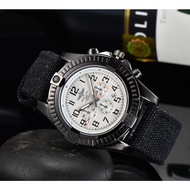 FLANDR Breitling นาฬิกาข้อมือ สายไนล่อน สไตล์คลาสสิก สําหรับผู้ชาย