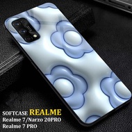 Realme 7 Auto Case Motif [FLOWER] Latest Realme 7 Case hp Casing hp Softcase Glossy Hardcase 2D Glos