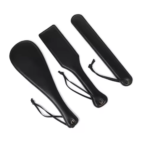 Lightweight PU Leather Spanking Paddle BDSM Bondage Whip For Couples Long Time Play Adult Toys
