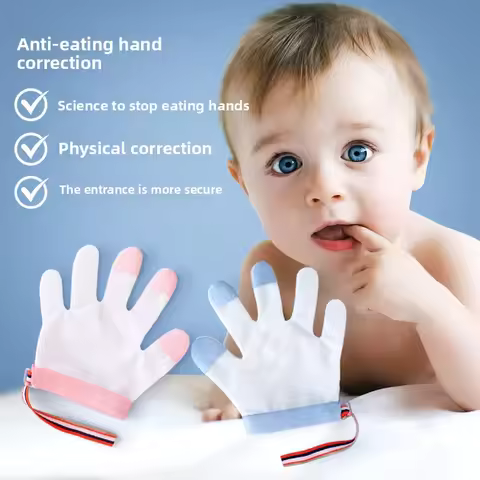 Baby Anti Eating Gloves All Inclusive Baby Eating Gloveschildren Avoiding Eating Biting Nails and Fi