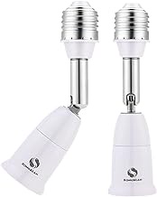 RONG&LAN E26/E27 Light Socket Extender,180 Degree Bendable, 5.5 Inch/14CM Socket Extender, E26/E27 t