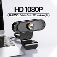 【Malaysia shipping】1080P Webcam HD Usb Camera Webcamera Autofocus 2MP Livestream Web Cam For Desktop Laptops PC With Microphone