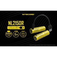 Nitecore NL2150R 21700 Li-ion Rechargeable Battery