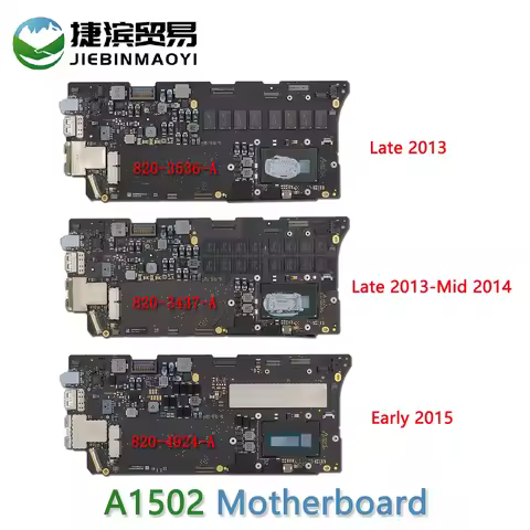 Laptop A1502 Motherboard for MacBook Pro Retina 13" A1502 Logic Board 2013 2014 2015 Year 820-4924-A