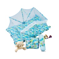 Baby Bed 2in1 Foldable Mattress Baby Tilam Kelambu Cotton